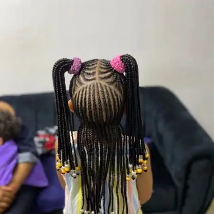 Beaded Carrot Ponytail