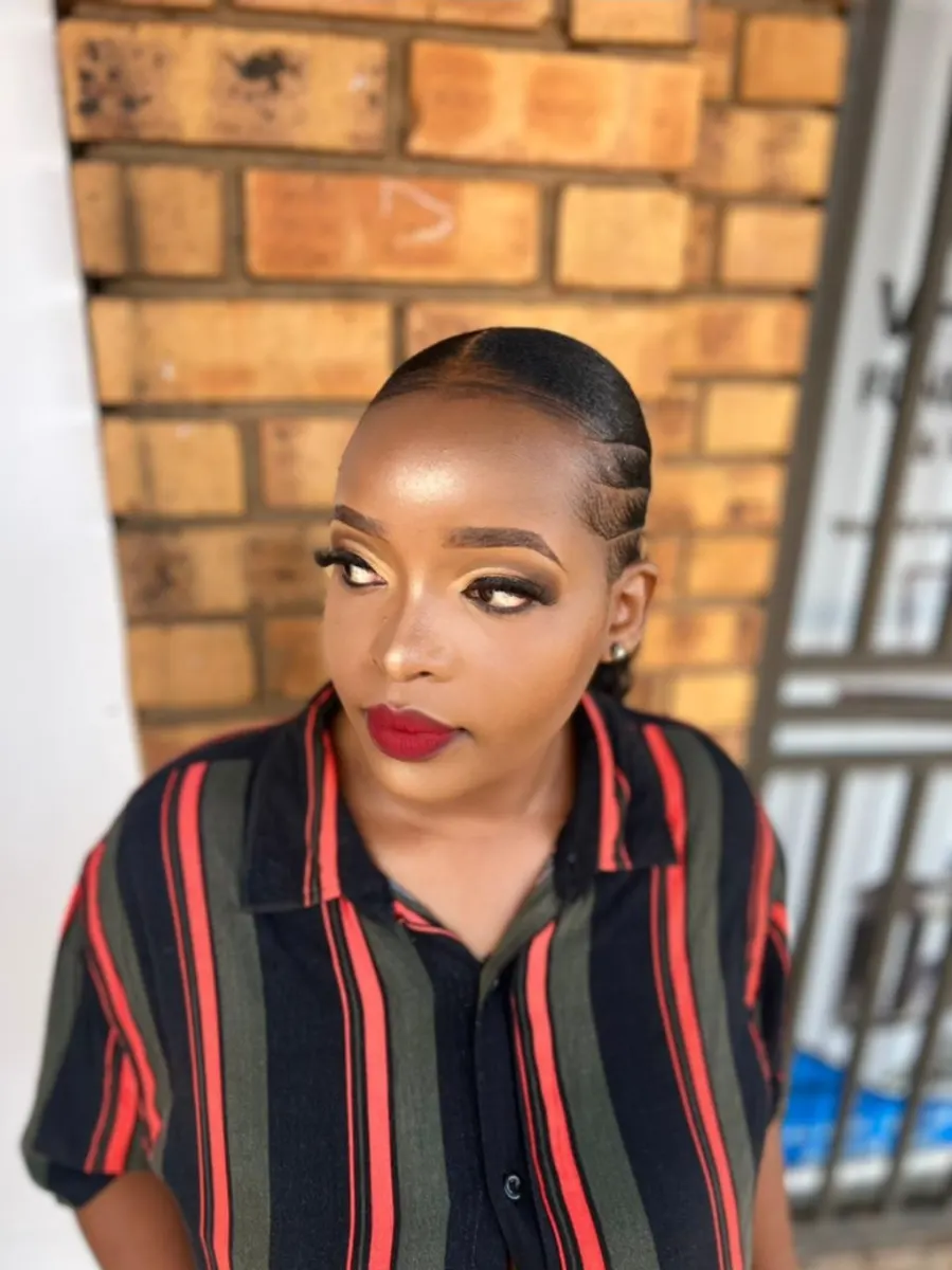 Sleek back ponytail